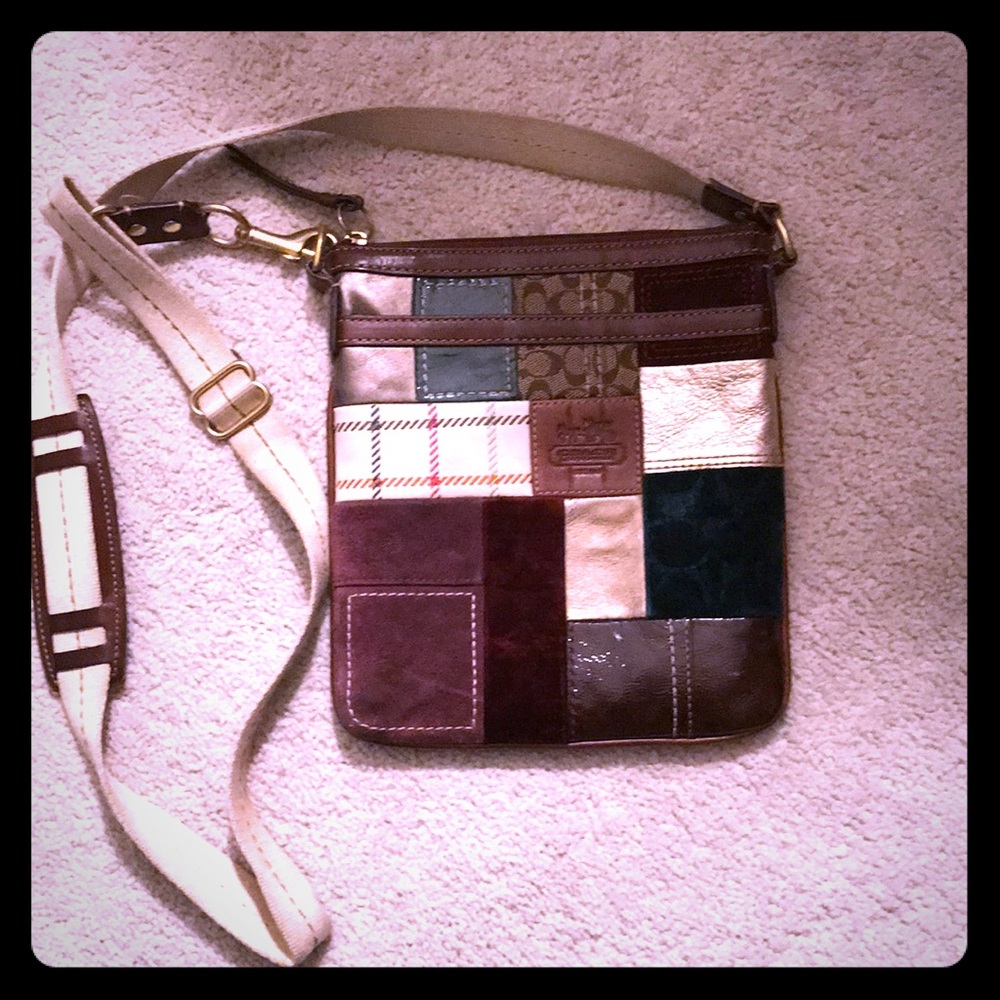 Coach patchwork crossbody bag